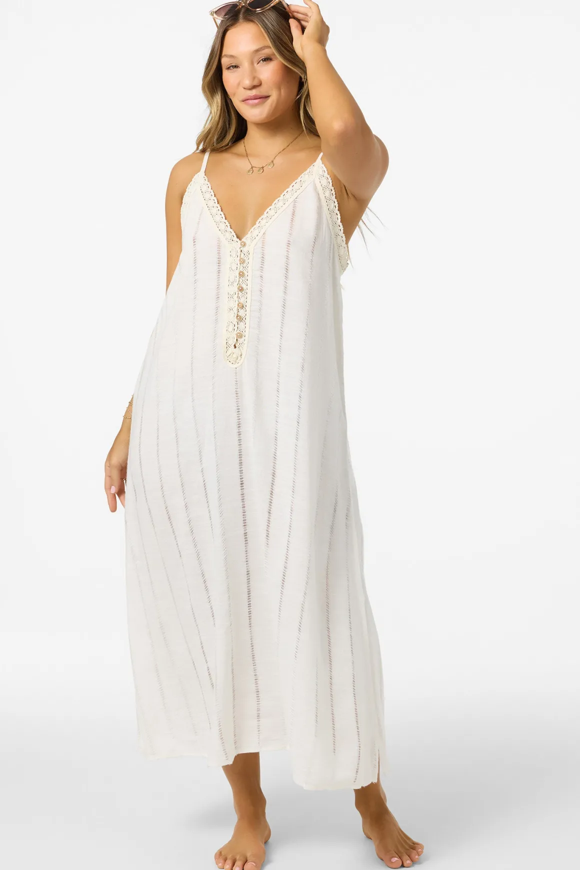 Addison Midi Cover-Up Dress - Vanilla | O'Neill