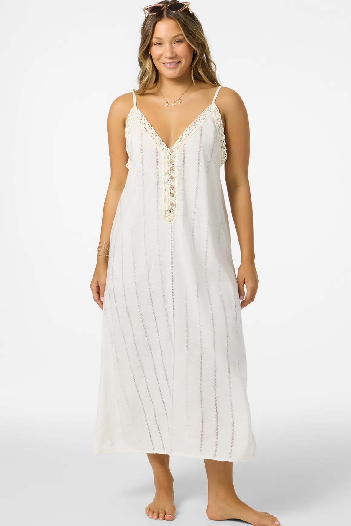 Addison Midi Cover-Up Dress - Vanilla | O'Neill