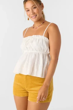 Alexia Sleeveless Top - White | O'Neill