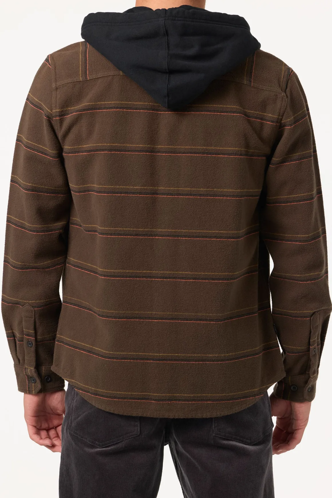 Archer Hooded Flannel Standard Fit Long Sleeve Shirt - Turkish Coffee | O'Neill