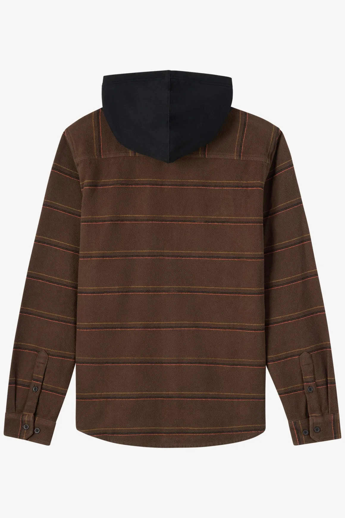 Archer Hooded Flannel Standard Fit Long Sleeve Shirt - Turkish Coffee | O'Neill