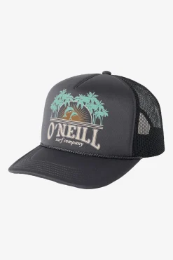 Arlie Trucker Hat - Washed Black | O'Neill