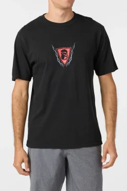 Askew Relaxed Fit Tee - Black | O'Neill