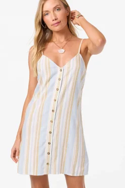 Atlee Stripe Mini Dress Short Dress - Tapioca | O'Neill