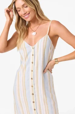Atlee Stripe Mini Dress Short Dress - Tapioca | O'Neill