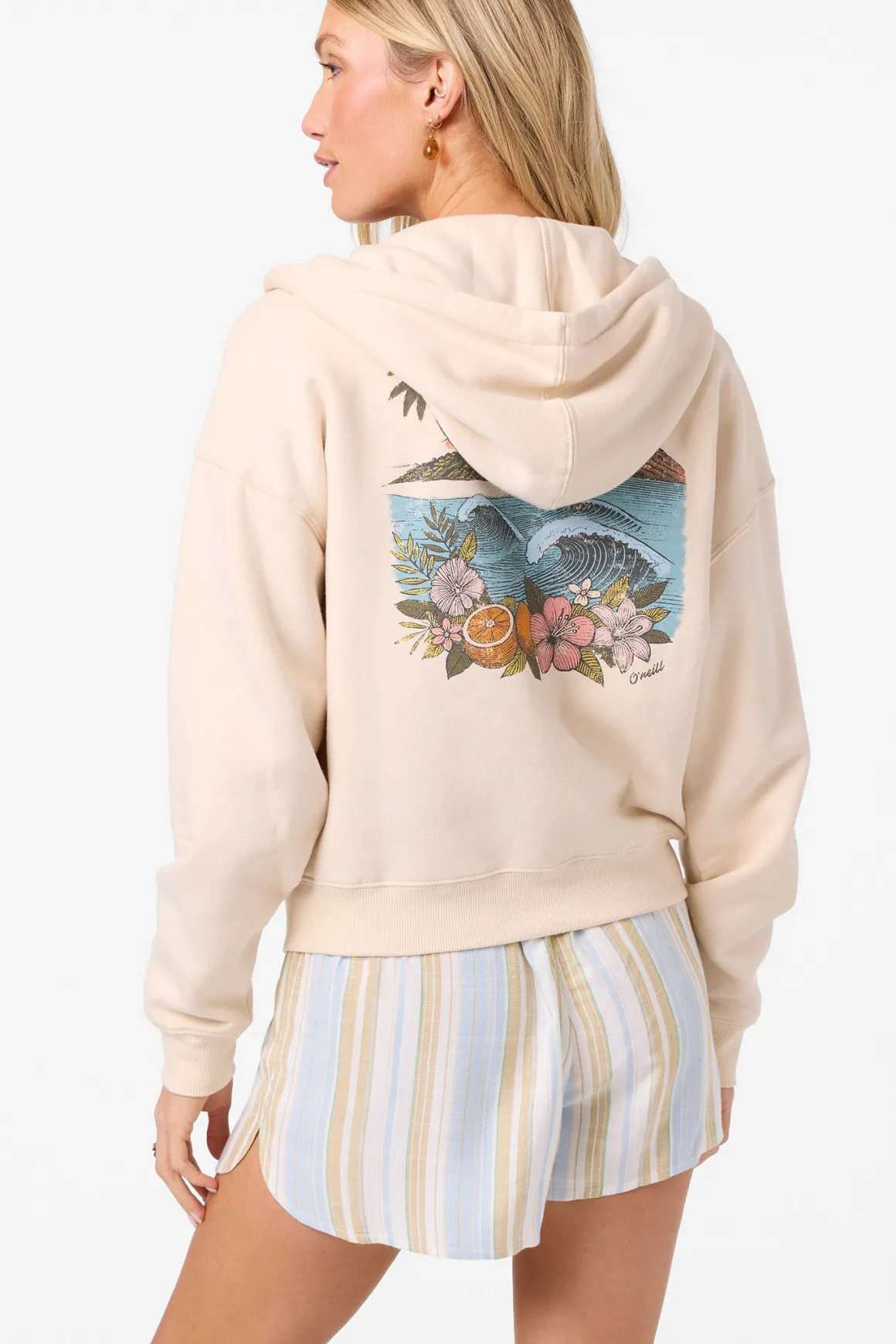 Atwood Zip Hoody Zip Fleece - Tapioca | O'Neill