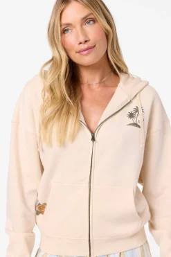 Atwood Zip Hoody Zip Fleece - Tapioca | O'Neill