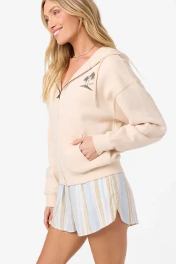 Atwood Zip Hoody Zip Fleece - Tapioca | O'Neill