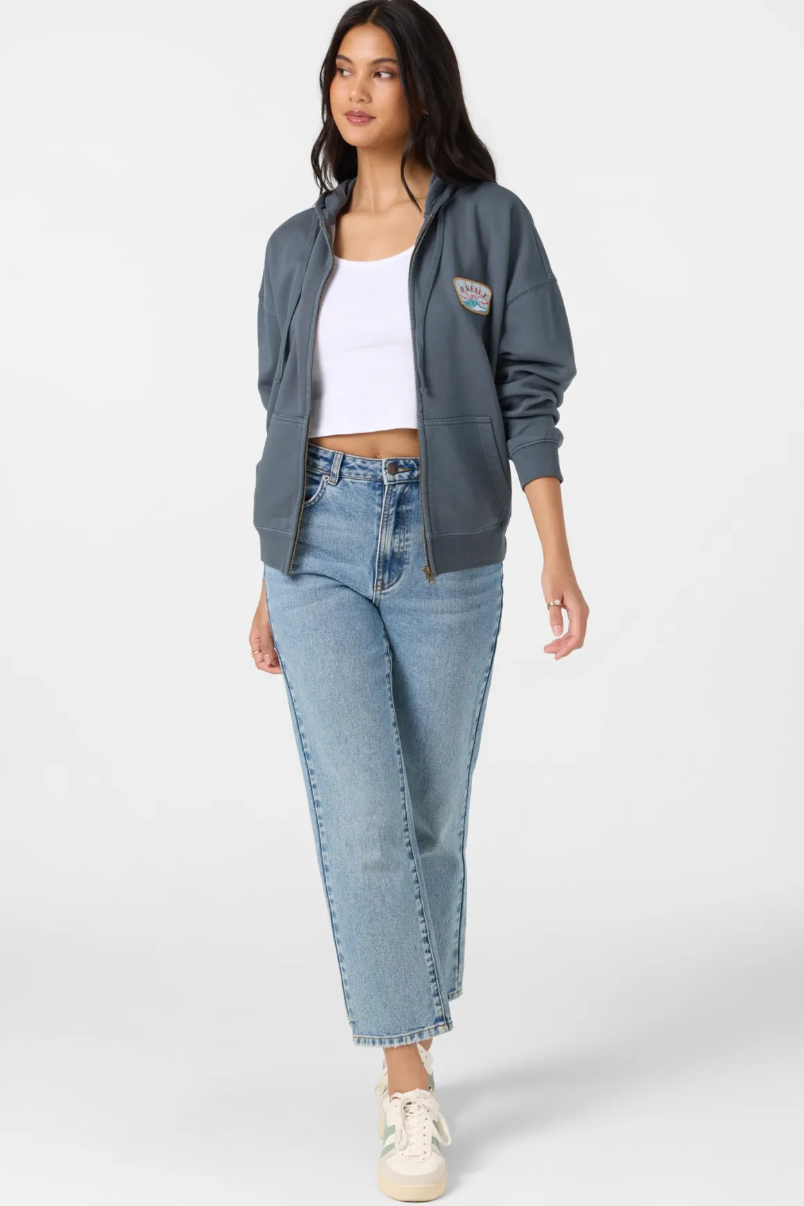 Atwood Zip Hoody Zip Fleece - Washed Slate | O'Neill