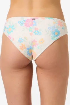 Bali Floral Comber Mid Rise Revo Medium Bottoms - Tapioca | O'Neill