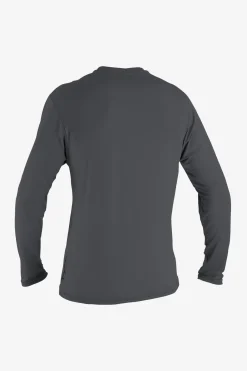 Basic Skins 30+ Long Sleeve Sun Shirt - Graphite | O'Neill