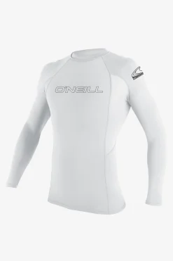 Basic Skins 50+ Long Sleeve Rashguard - White | O'Neill