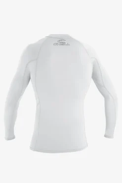 Basic Skins 50+ Long Sleeve Rashguard - White | O'Neill