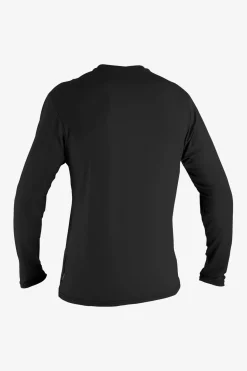 Basic Skins 30+ Long Sleeve Sun Shirt - Black | O'Neill
