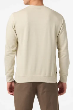 Bavaro Blocked Crew Crew Neck Fleece - Lt Khaki | O'Neill