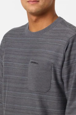 Bavaro Blocked Crew Crew Neck Fleece - Graphite | O'Neill