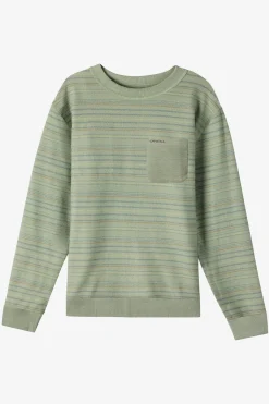 Bavaro Blocked Crew Crew Neck Fleece - Sage | O'Neill
