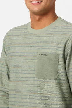 Bavaro Blocked Crew Crew Neck Fleece - Sage | O'Neill