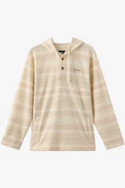 Bavaro Stripe Poncho Pullover Fleece - Cream | O'Neill