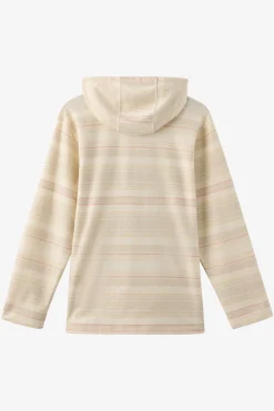 Bavaro Stripe Poncho Pullover Fleece - Cream | O'Neill