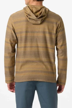 Bavaro Stripe Poncho Pullover Fleece - Khaki | O'Neill