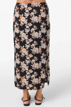 Bellamy Bali Floral Midi Skirt