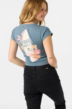 Board Bloom Tee - Washed Slate | O'Neill