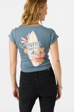 Board Bloom Tee - Washed Slate | O'Neill