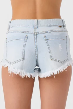 Bowie Denim Shorts - Light Indigo Bleach | O'Neill