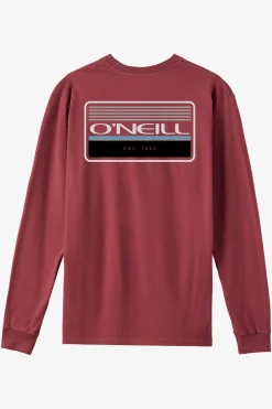 Boy's Banner Long Sleeve Tee - Oxblood Red | O'Neill