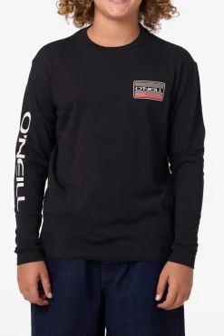 Boy's Banner Long Sleeve Tee - Black | O'Neill