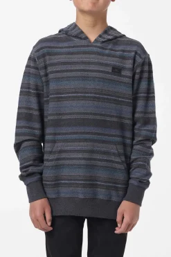 Boy's Bavaro Stripe Pullover - Black | O'Neill
