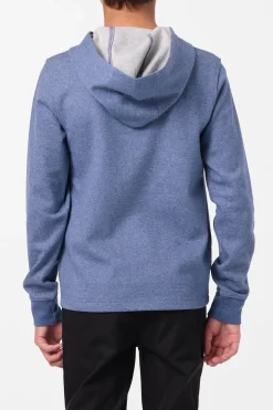 Boy's Cantina Hooded Textured Knit Pullover - Blue Mirage | O'Neill
