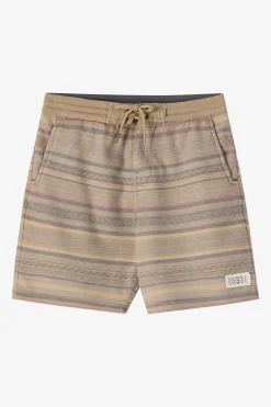 Boy's Cortez Fleece Shorts - Khaki | O'Neill