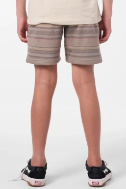 Boy's Cortez Fleece Shorts - Khaki | O'Neill