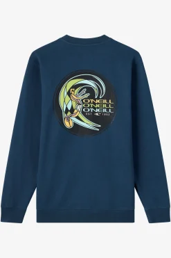 Boy's Fifty Two Cliffs Crew Crew Neck Fleece - Midnight Navy | O'Neill