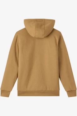 Boy's Fifty Two High Pile Zip Zip Fleece - Dark Khaki | O'Neill