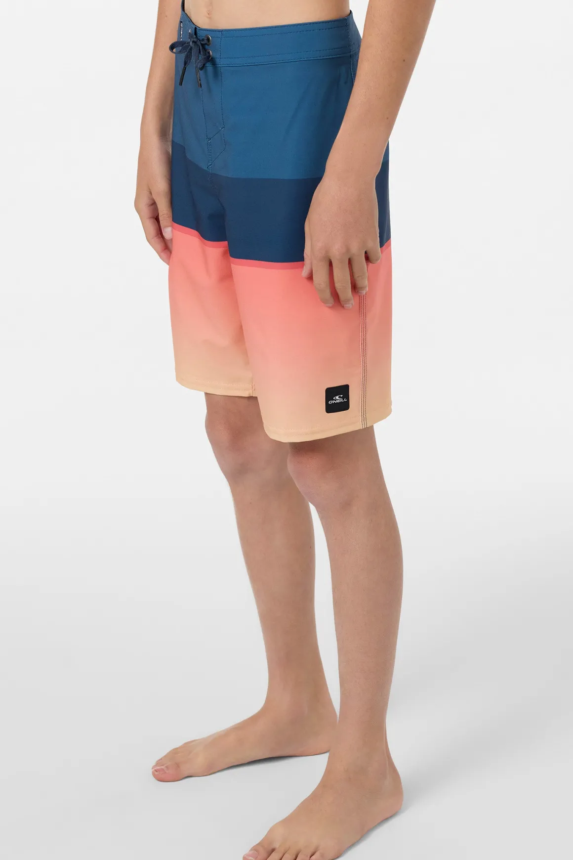 Boy's Hyperfreak Heat Block 17" Boardshorts - Persimmon | O'Neill