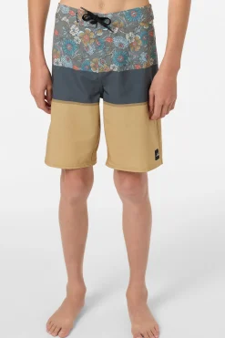Boy's Hyperfreak Heat Block 17" Boardshorts - Antelope | O'Neill