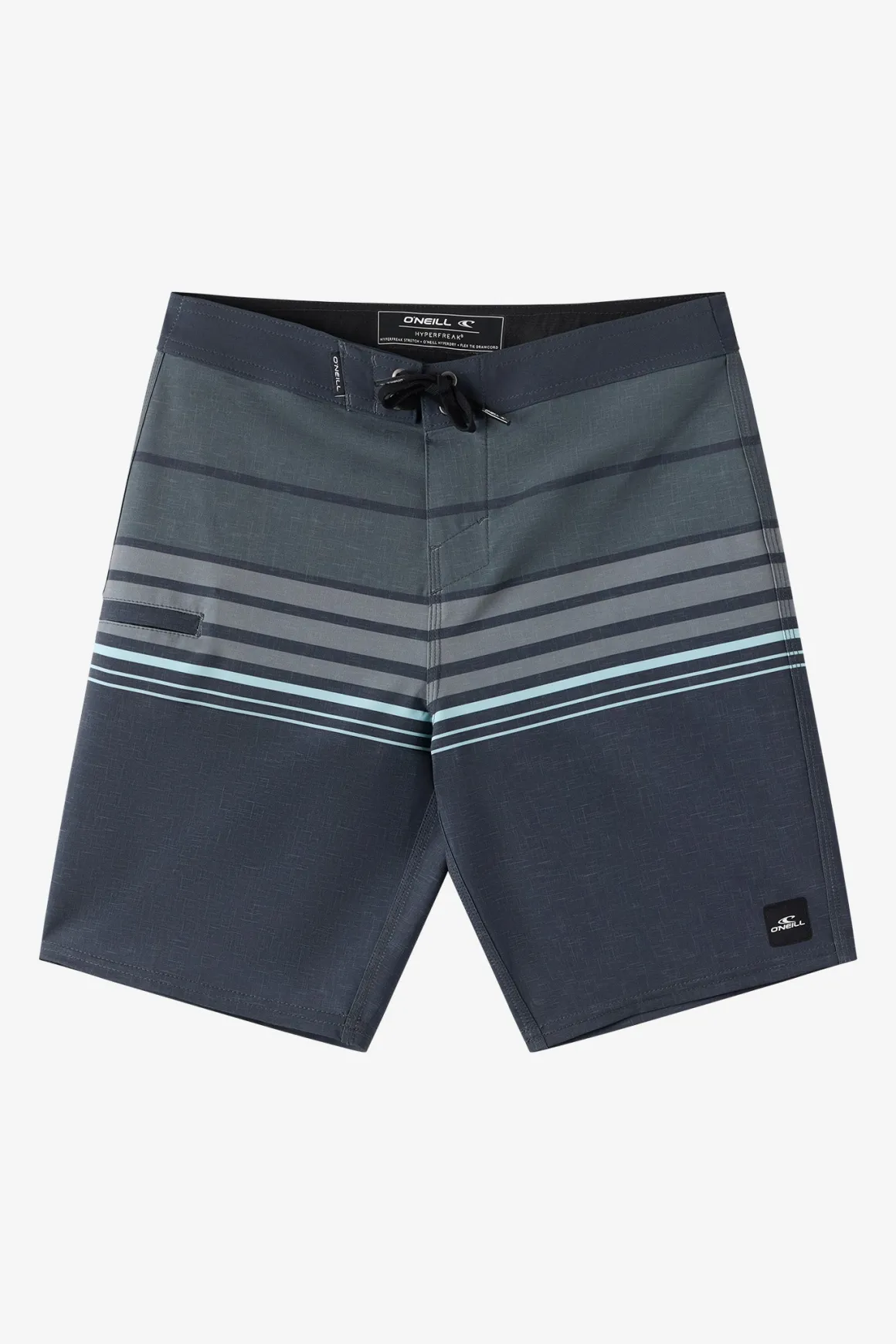 Boy's Hyperfreak Heat Stripe 17" Boardshorts - Phantom | O'Neill