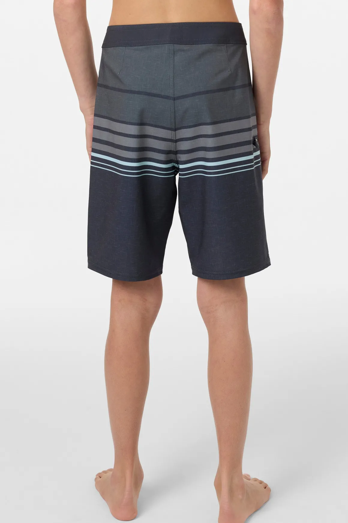 Boy's Hyperfreak Heat Stripe 17" Boardshorts - Phantom | O'Neill