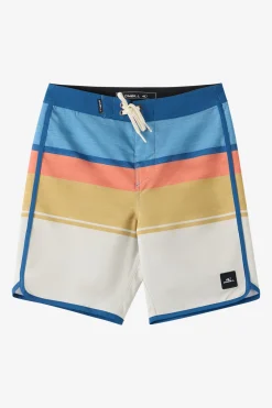 Boy's Lennox Scallop 16" Boardshorts - Lt Khaki | O'Neill