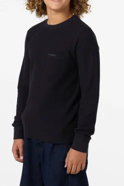 Boy's Overland Thermal Pullover - Black | O'Neill