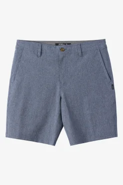 Boy's Reserve Heather 18" Hybrid Shorts - Heather Navy | O'Neill