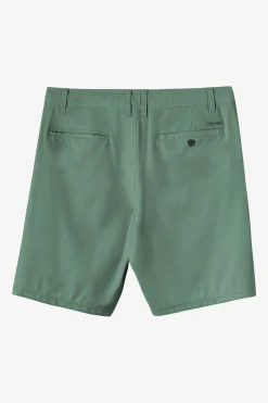 Boy's Reserve Light Check 18" Hybrid Shorts - Cilantro | O'Neill