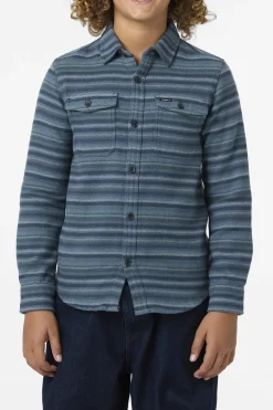 Boy's Richmond Flannel Ls Shirt Long Sleeve Shirt - Citadel | O'Neill