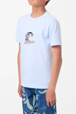 Boy's Team Spike Tee - Sky Blue Heather | O'Neill