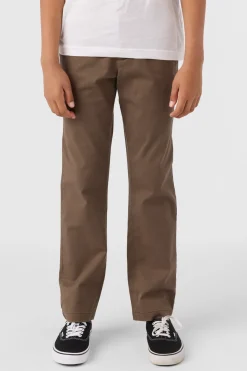 Boy's Transporter Stretch Standard Pants - Chocolate Chip | O'Neill