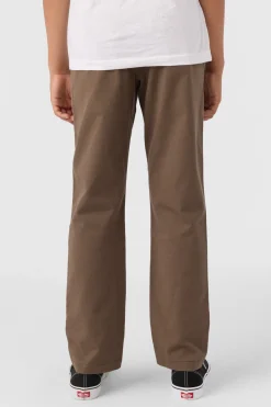 Boy's Transporter Stretch Standard Pants - Chocolate Chip | O'Neill