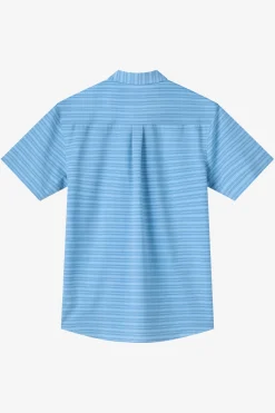 Boy's TRVLR Upf Traverse Stripe Shirt - Blue Fade | O'Neill